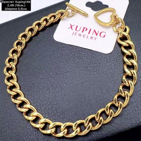 Браслет Xuping14К 10208 (18.см.) ширина 0.6см.